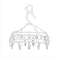 Colgador para Ropa Krea Rectangular Blanco 20un