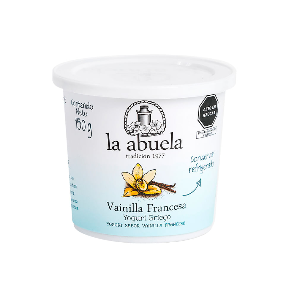 Yogurt Griego La Abuela Vainilla Francesa 150g