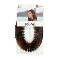 Vincha Scunci Stretch Combs 3un
