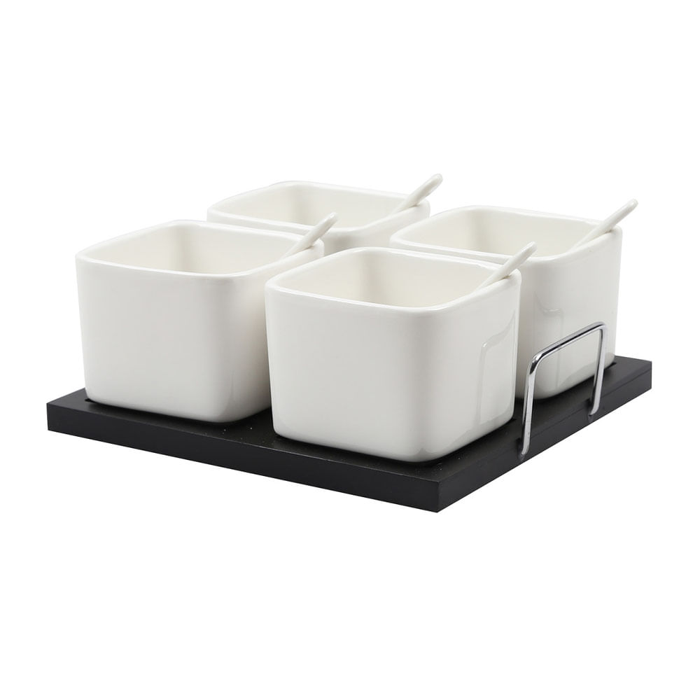 Set Pocillos Krea con Cuchara 4un