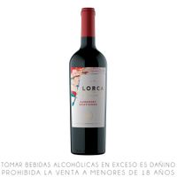 Vino Tinto Cabernet Sauvignon Fantasía Lorca Botella 750ml