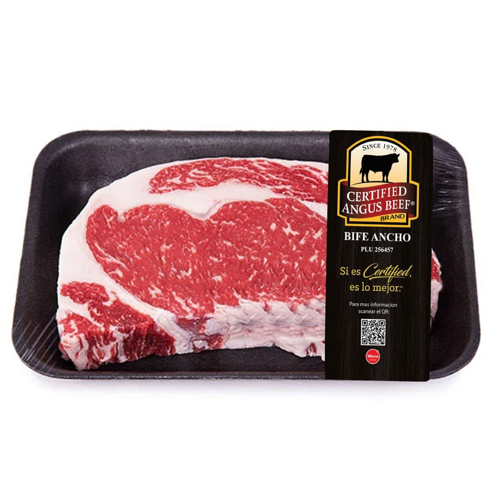 Bife Ancho Certified Skin Pack Angus Beef x kg