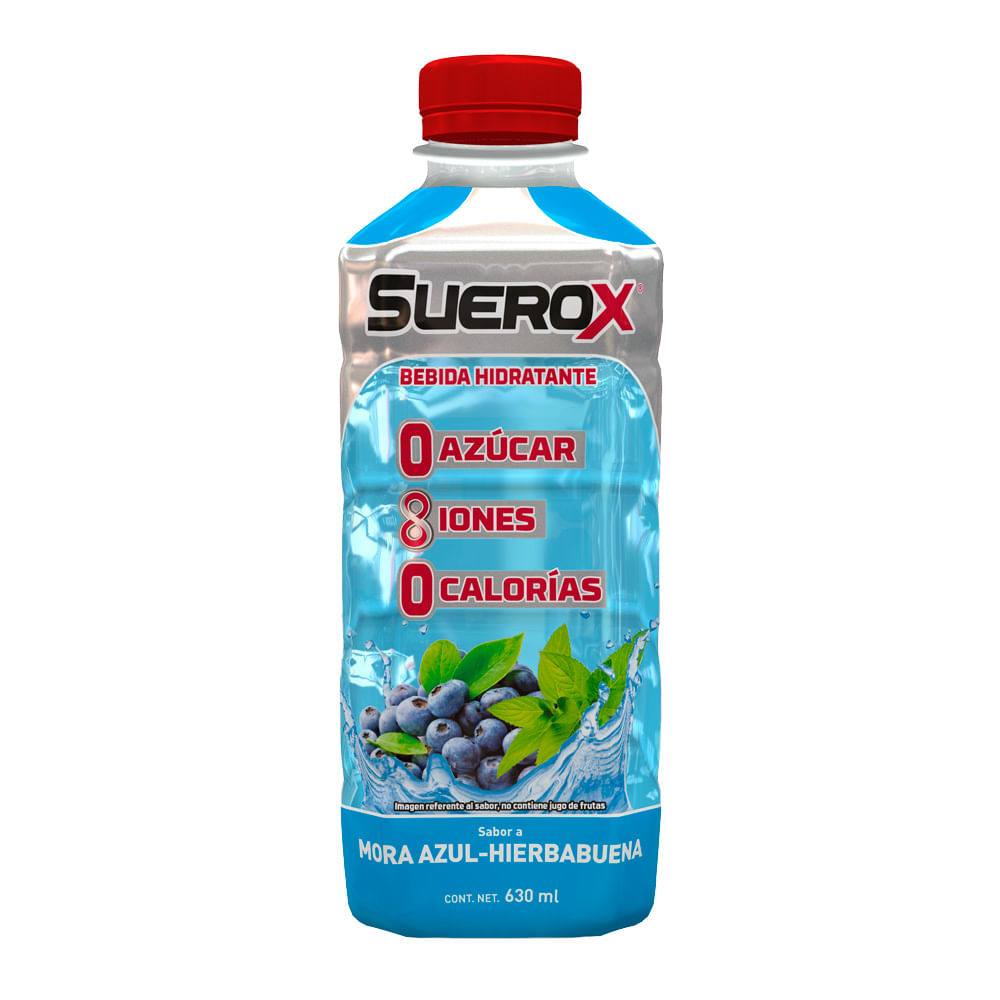 Bebida Rehidratante Suerox Mora Azul Botella 630ml