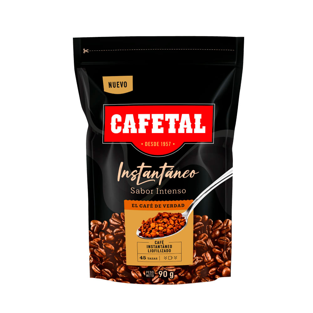 Café Instantáneo Liofilizado Cafetal 90g