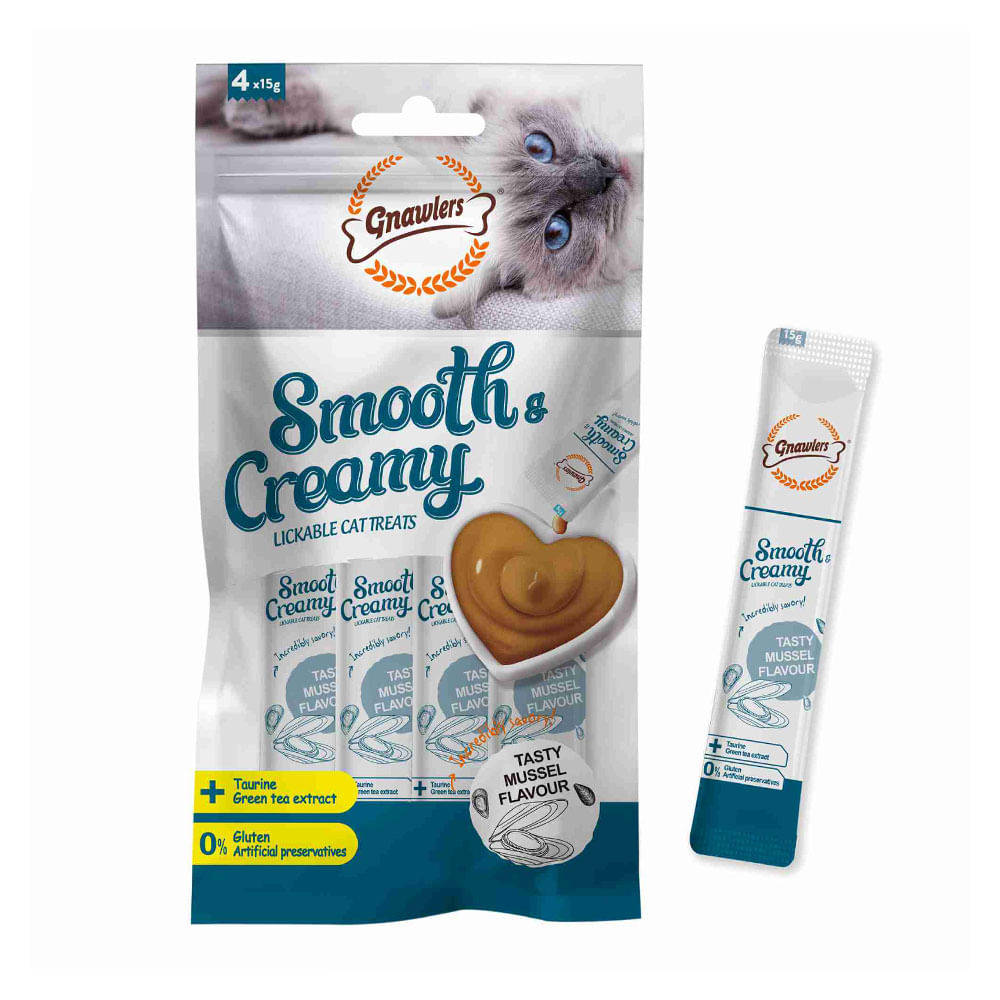 Snack Gnawlers Smooth Cat Almeja