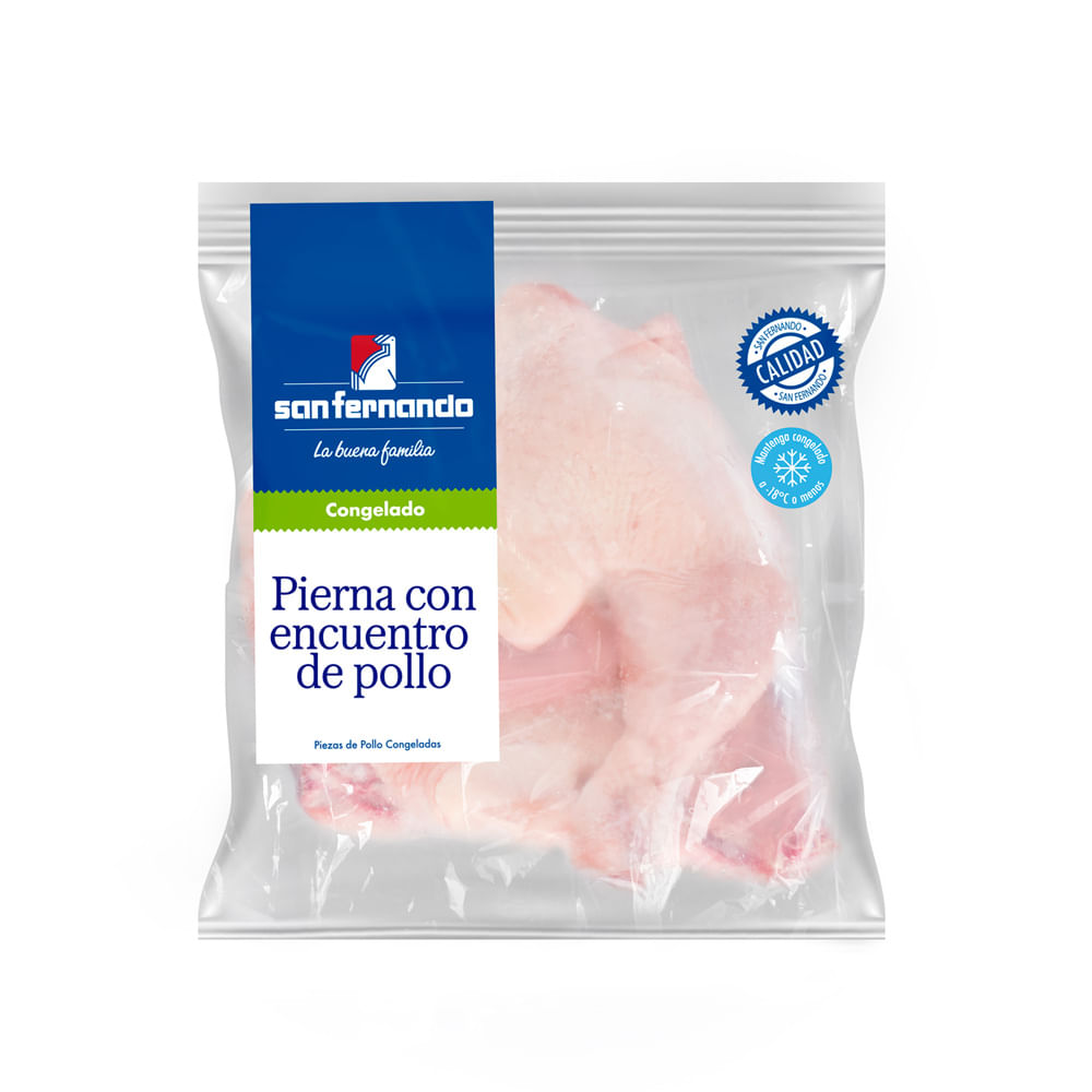 Pierna con Encuentro de Pollo Congelado San Fernando x kg