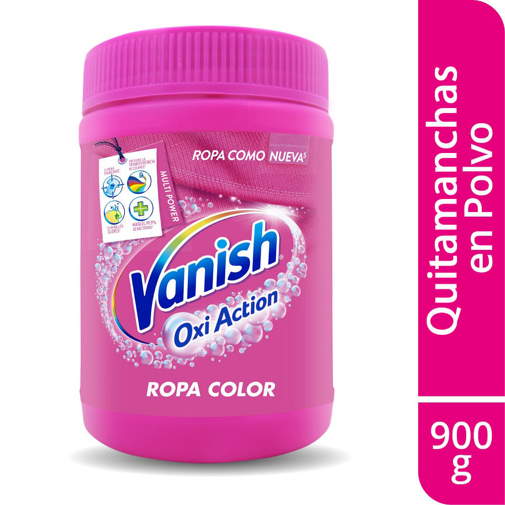 Quitamanchas en Polvo Vanish Oxi Action Ropa Color 900g