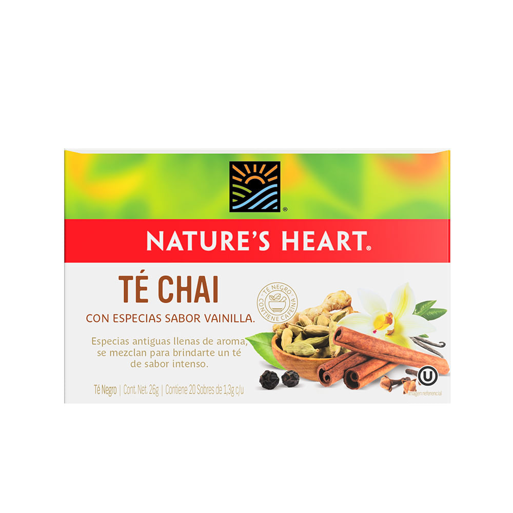 Té Chai con Especias Nature's Heart 20un
