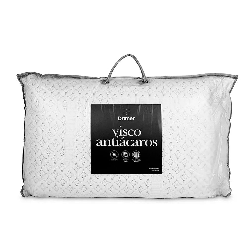Almohada Drimer Visco Antiacaros 60x40cm