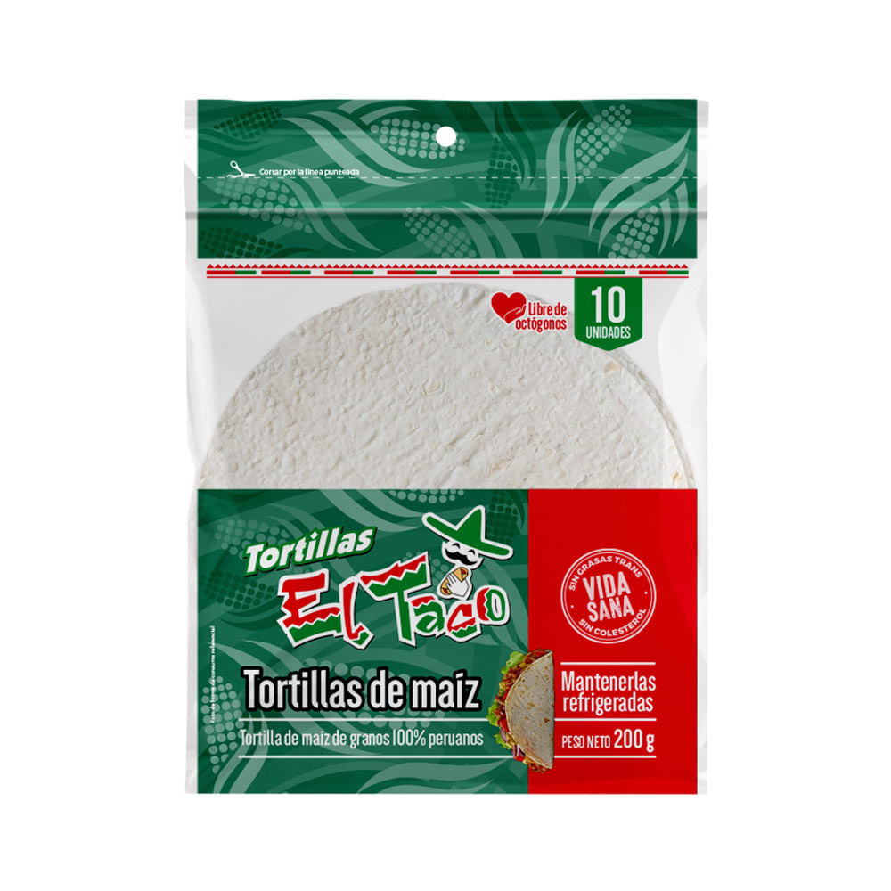 Tortillas de Maíz El Taco 10un