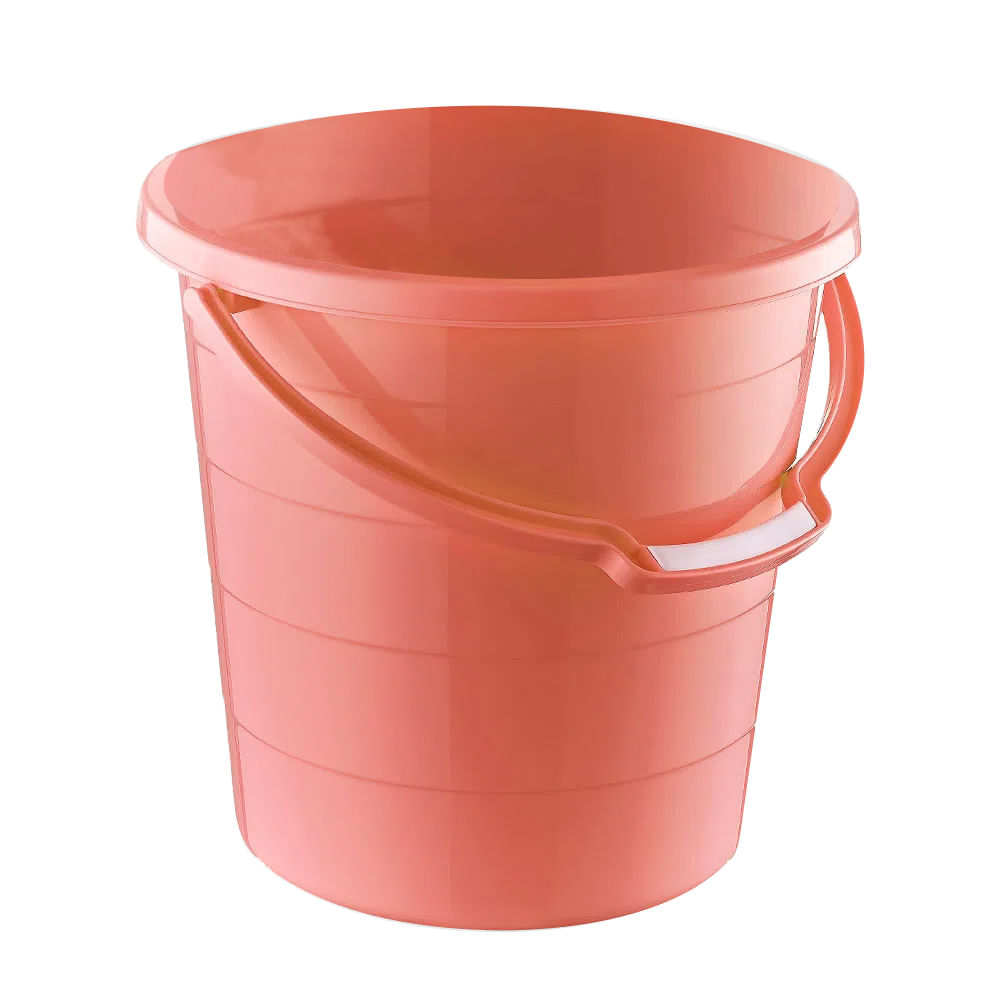 Balde Plástico Krea Color Asa Coral 10L