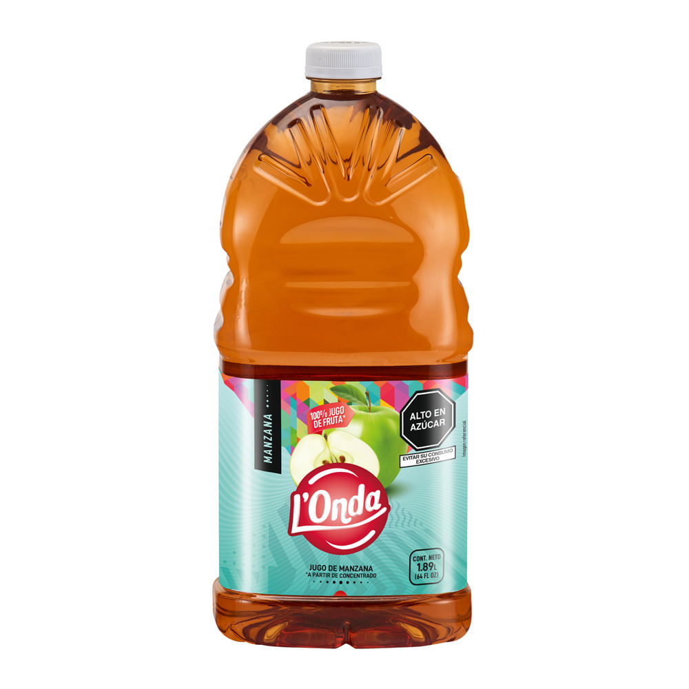 Bebida de Manzana L'Onda Botella 1.89L
