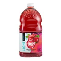 Bebida de Cranberry L'Onda Light Botella 1.89L