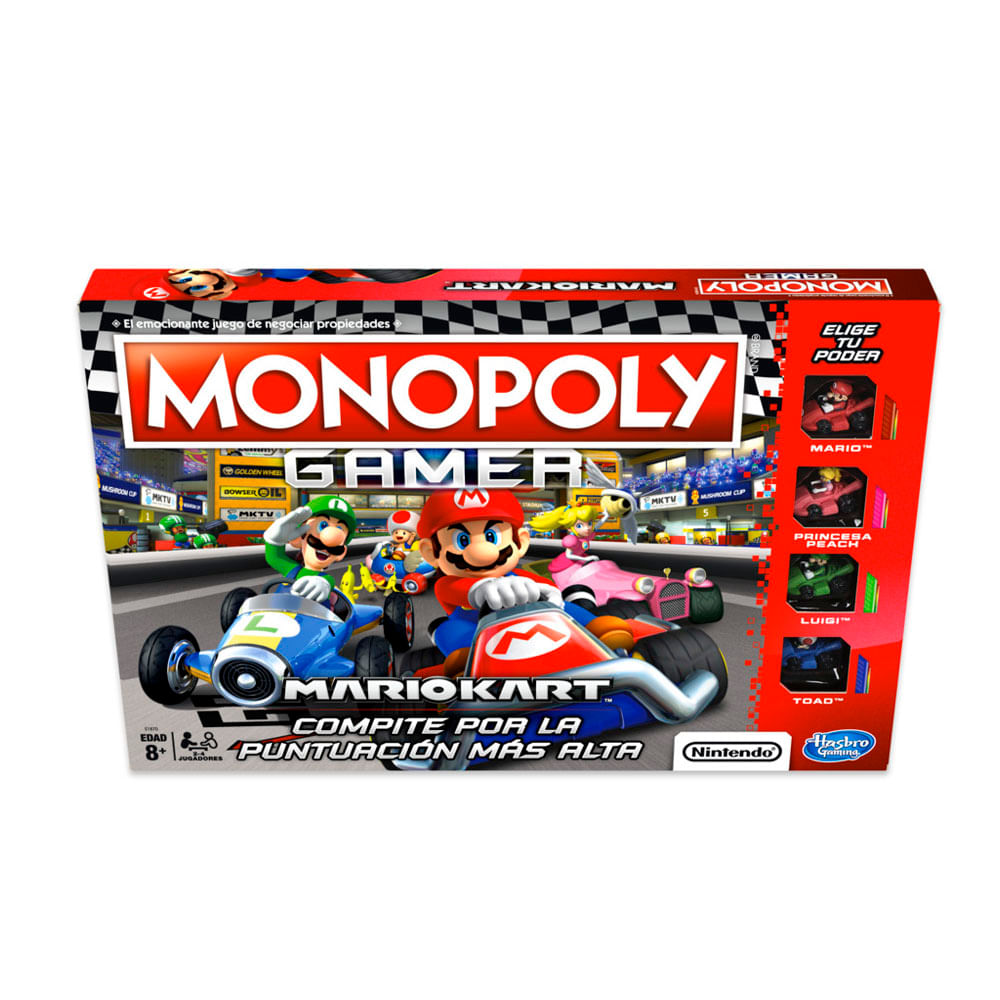 Juego de Tablero Monopoly Gamer Mario Kart