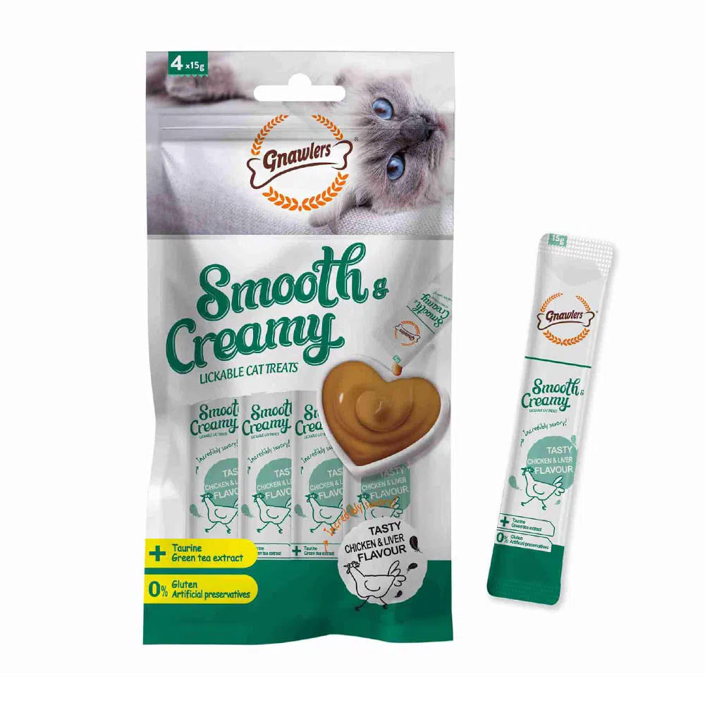 Snack Gnawlers Smooth Cat Pollo&Higado