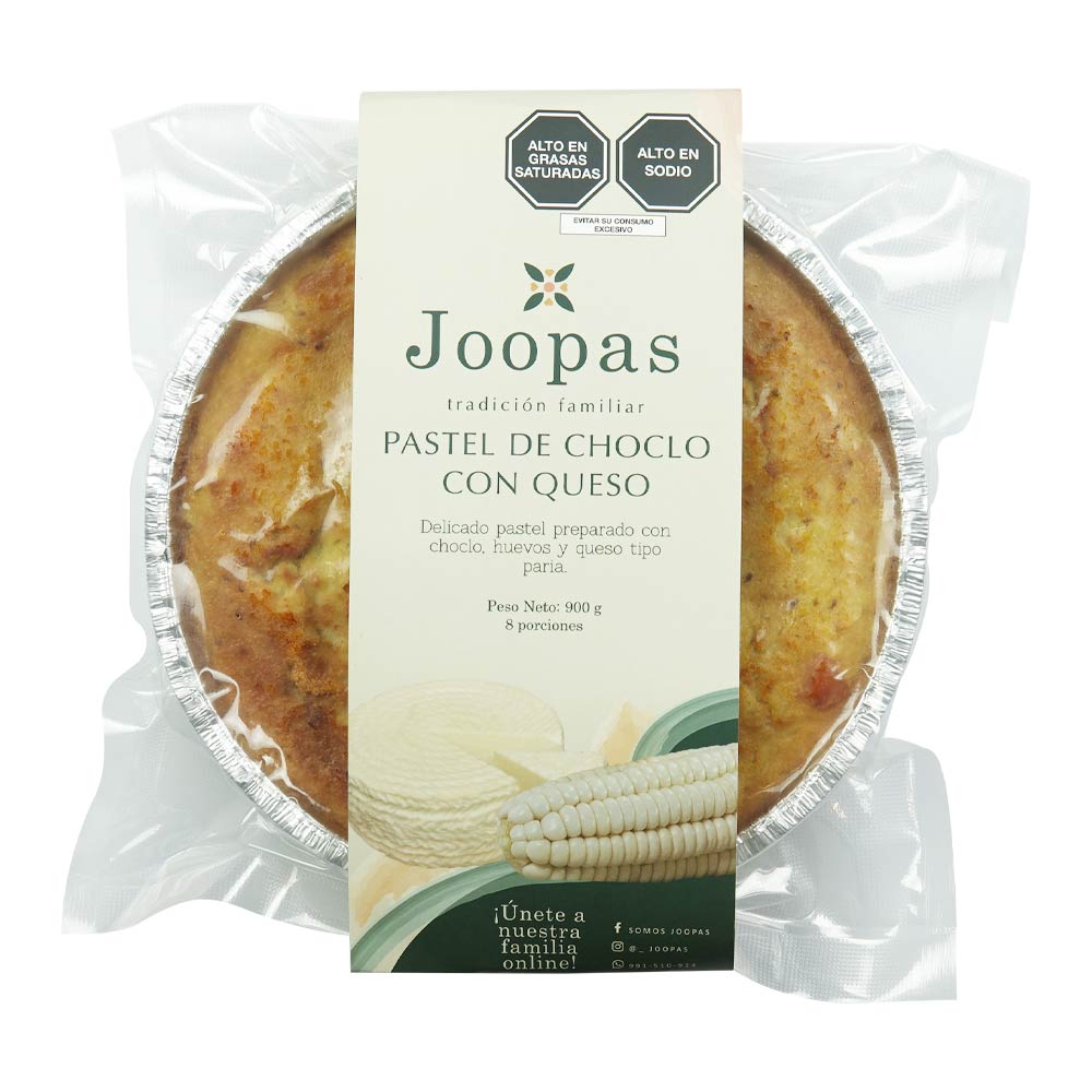 Pastel de Choclo con Queso Paria Joopas 8 Porciones