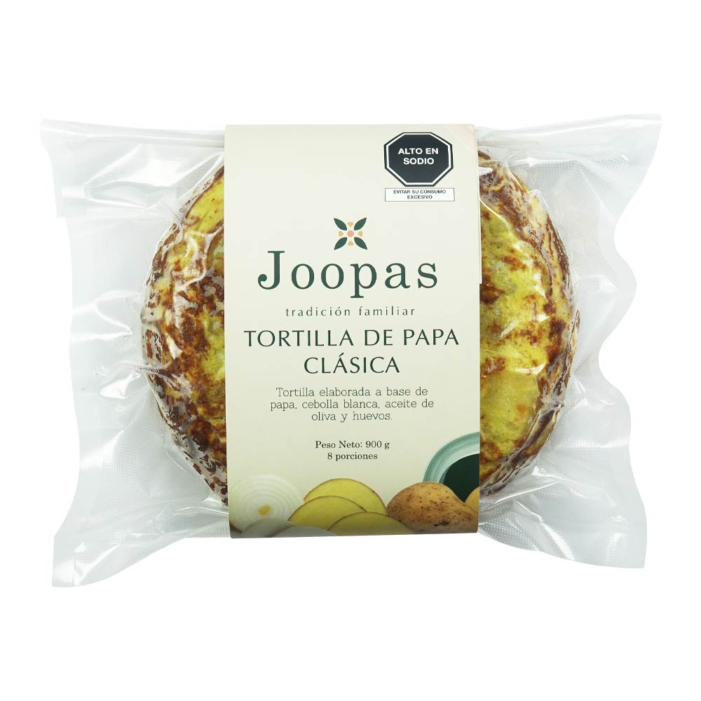 Tortilla de Papa Clásica Joopas 8 Porciones