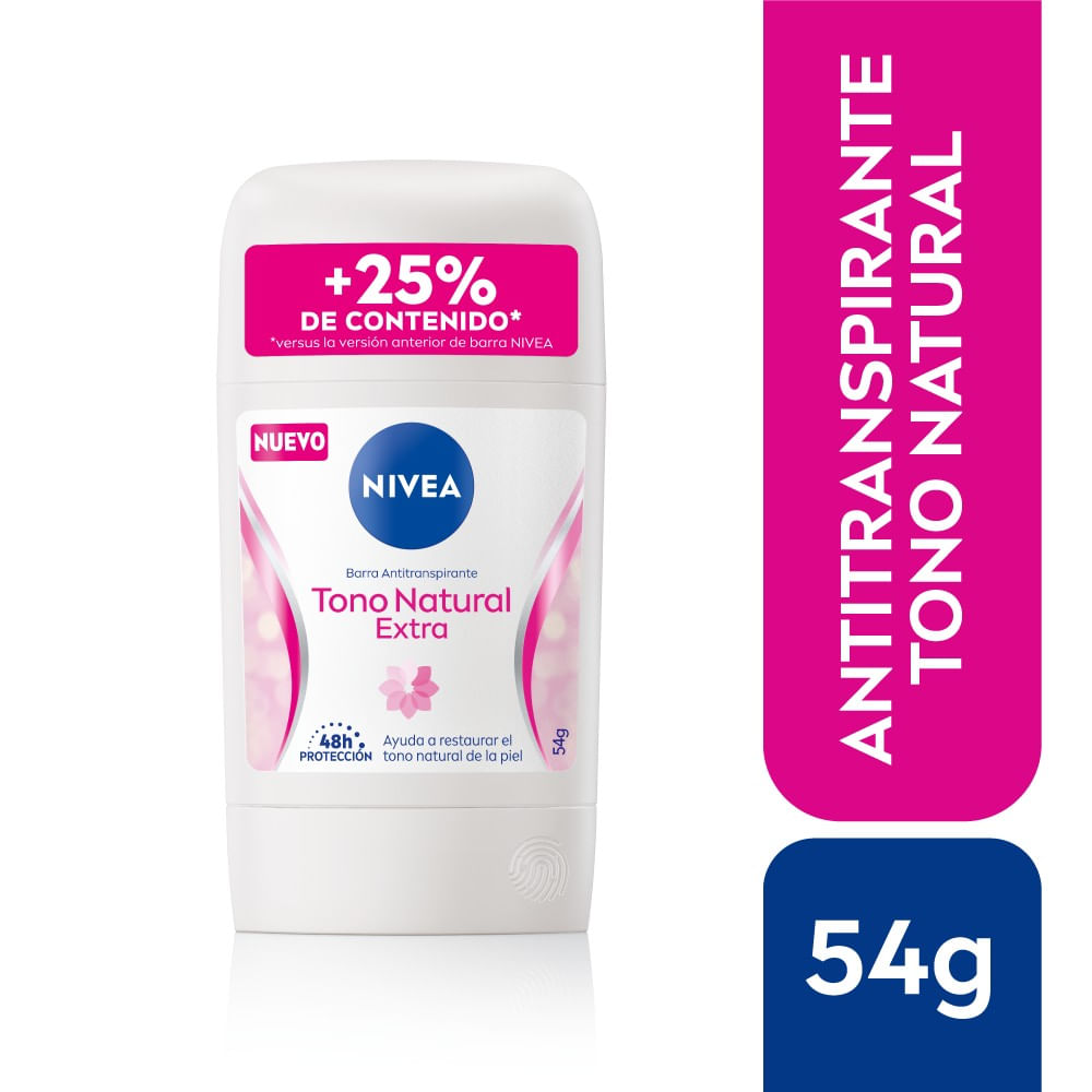 Desodorante en Barra Nivea Tono Natural Extra 54g