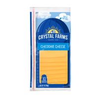 Queso Cheddar Crystal Farms en Tajadas 198g