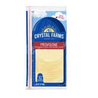 Queso Provolone Crystal Farms en Tajadas 198g