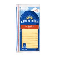 Queso Muenster Crystal Farms en Tajadas 198g