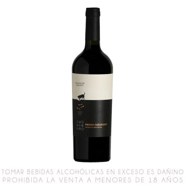 Vino Tinto Malbec Perro Callejero Botella 750ml