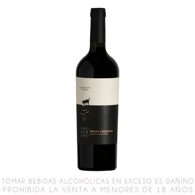 Vino Tinto Cabernet Franc Perro Callejero Botella 750ml