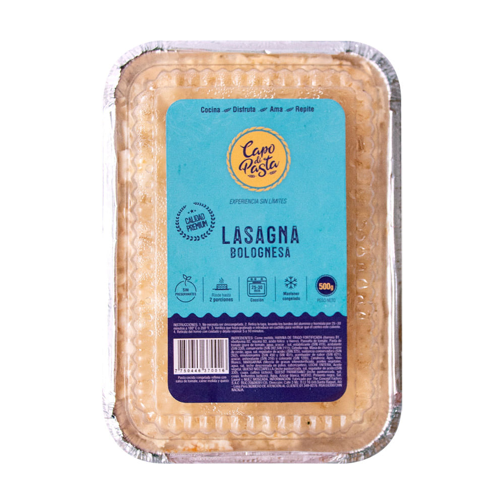 Lasagna Bolognesa Capo Di Pasta 500g