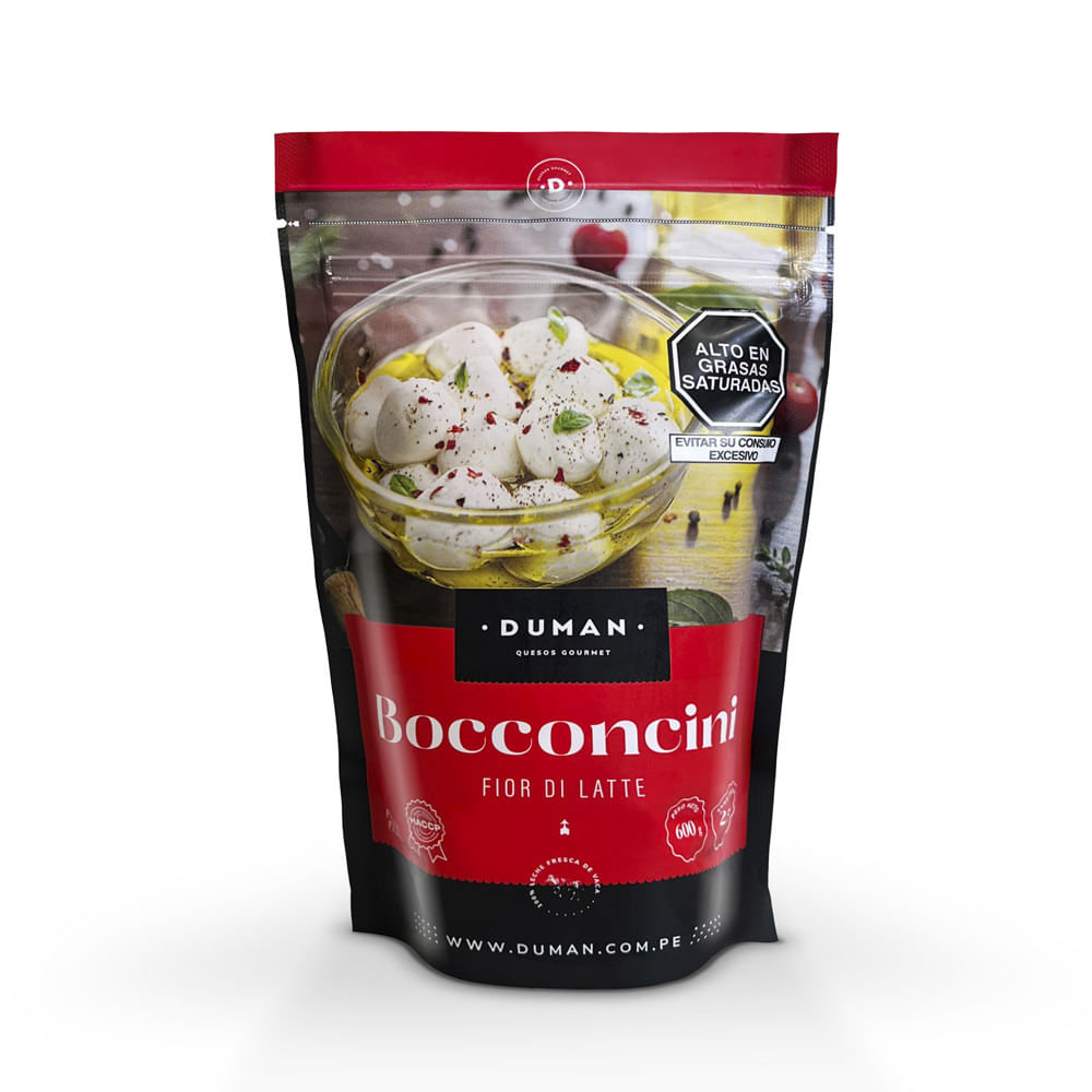 Queso Fresco Bocconcini Fior di Latte Duman Doypack 250 gr