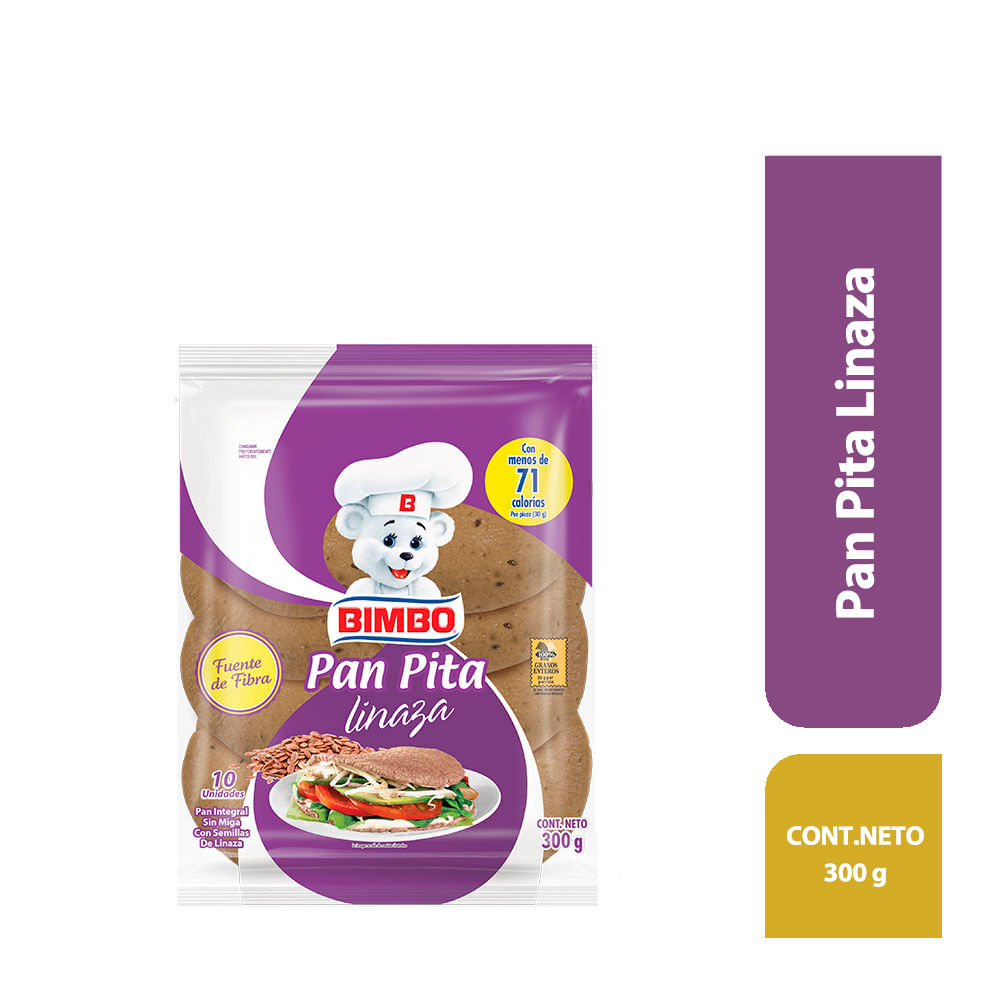 Pan Pita Linaza BIMBO Bolsa 300g
