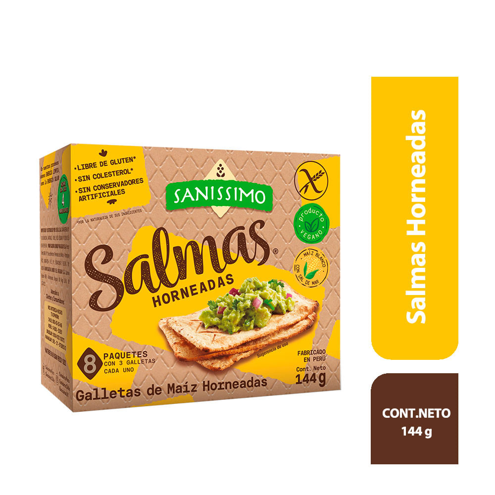 Galletas de Maíz Horneadas Salmas 144g