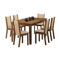 Comedor 6 Sillas M+Design Ana Rectangular