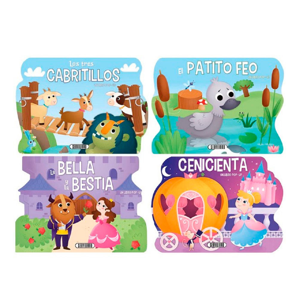 Libro Cuentos Clasicos Pop-Up 4Tit