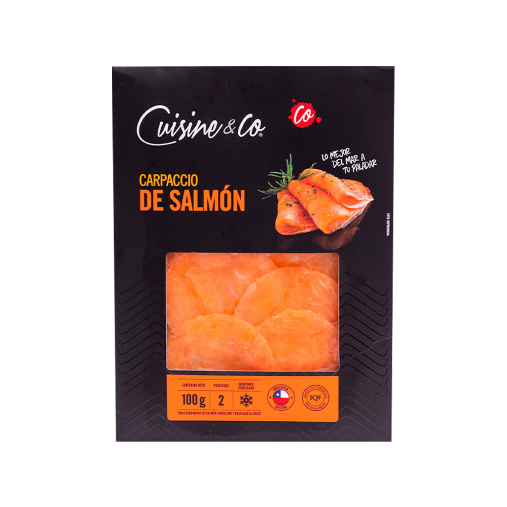 Carpaccio de Salmón Cuisine & Co 100g