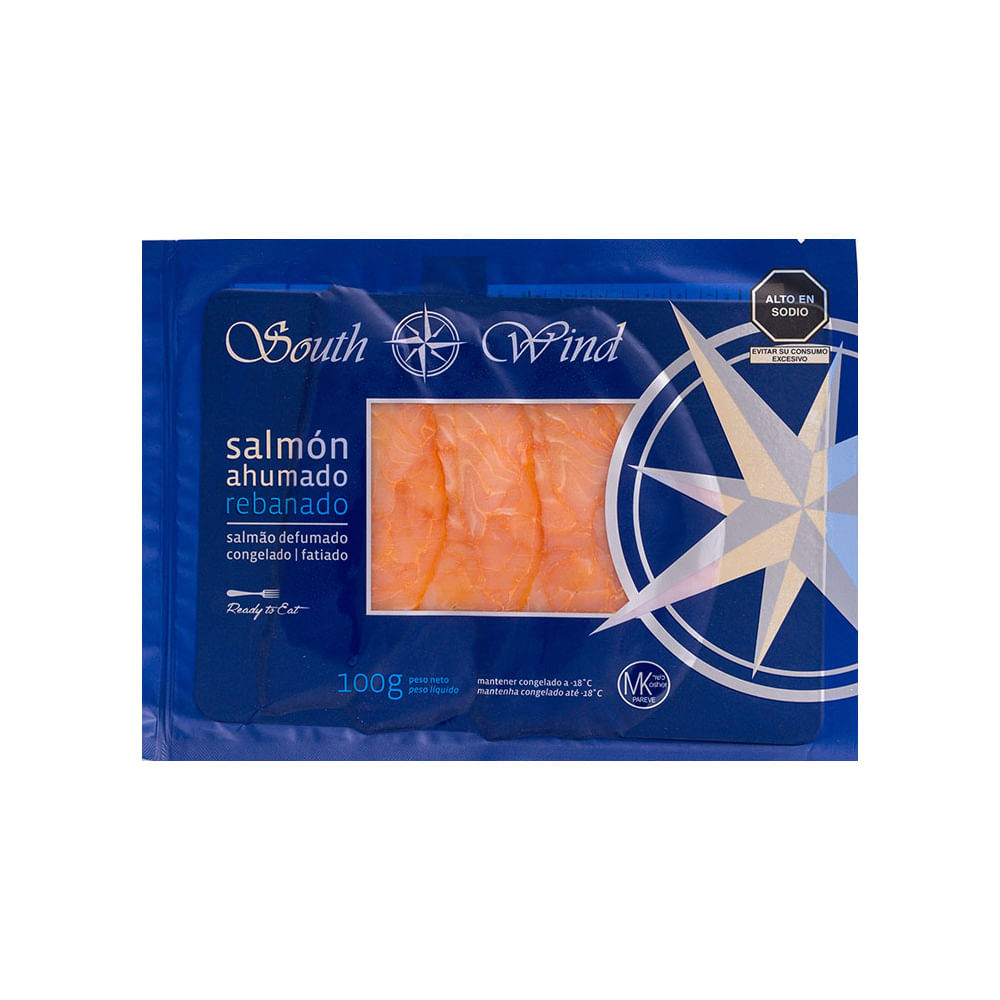 Salmón Ahumado South Wind 100g