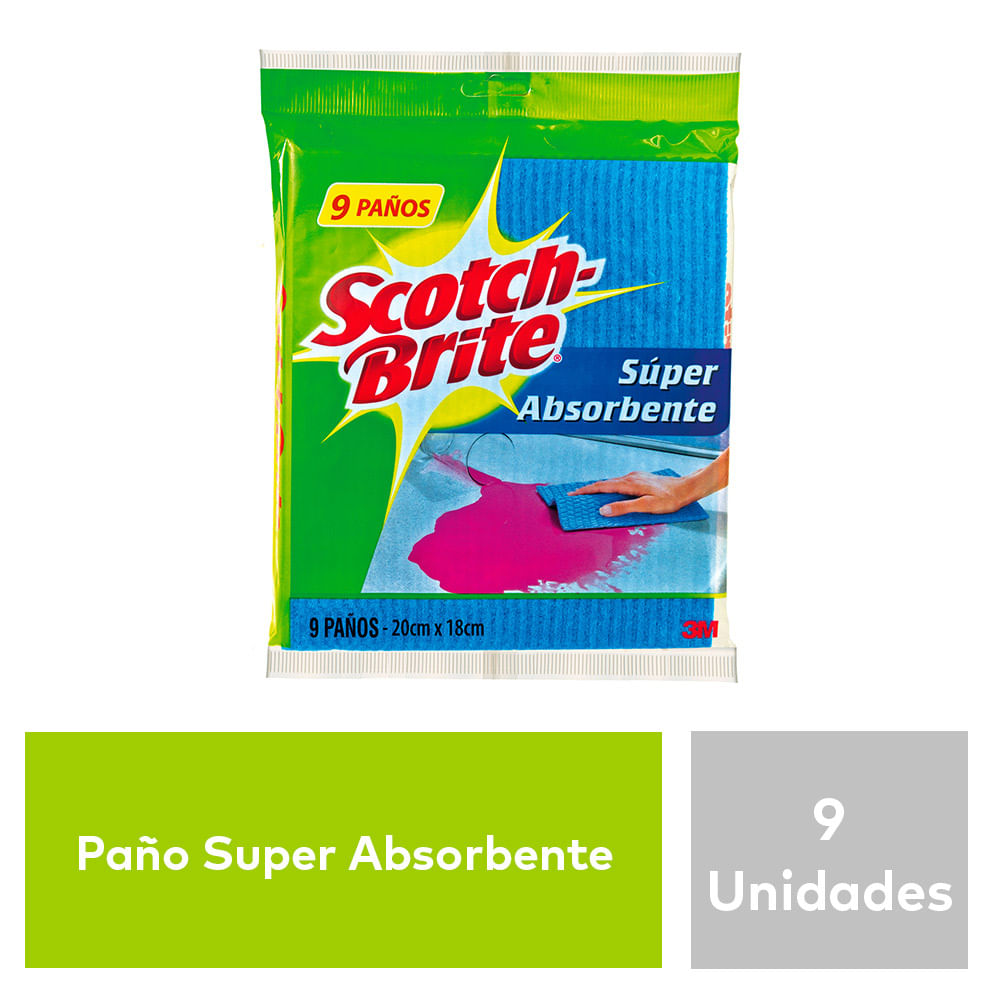 Paño Absorbente Scotch Brite 9un