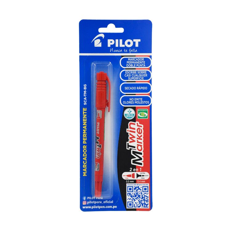 Marcador-Permanente-Pilot-Doble-Punta-Rojo-1-351650300