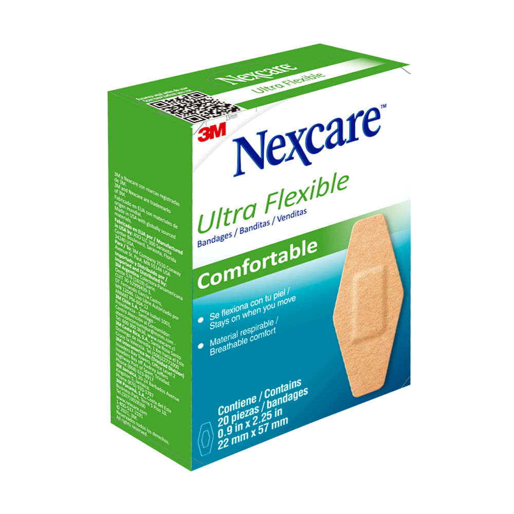 Banditas Flexibles Nexcare 20un