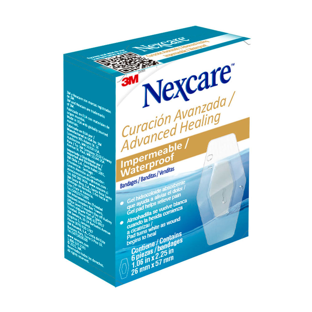 Banditas de Curación Avanzada Nexcare 6un