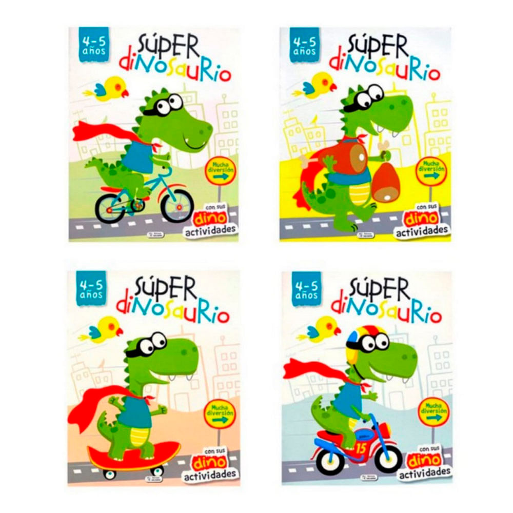 Libro Pack x2 Super Dinosaurio