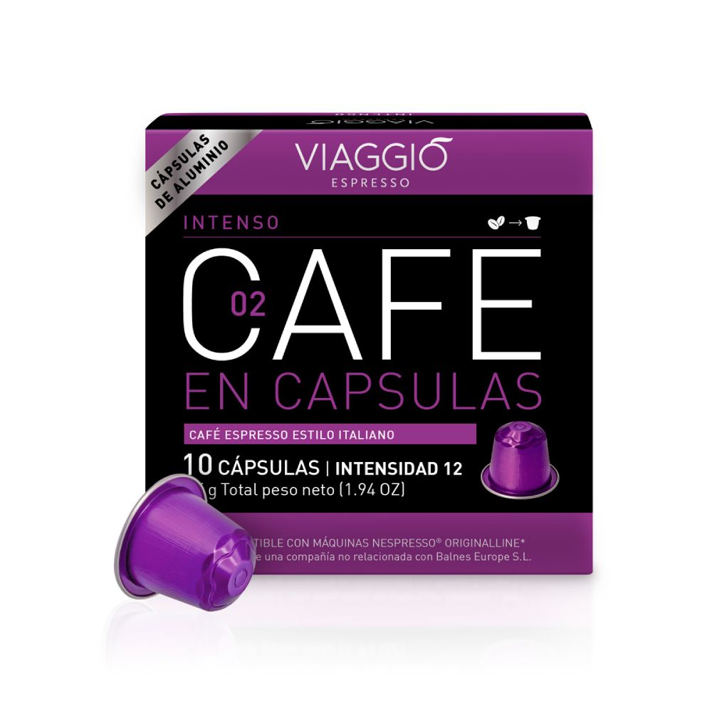 Cápsulas de Café Viaggio Intenso 10un