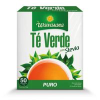 Té Verde Puro con Stevia Wawasana 50un