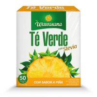 Té Verde Sabor a Piña con Stevia Wawasana 50un