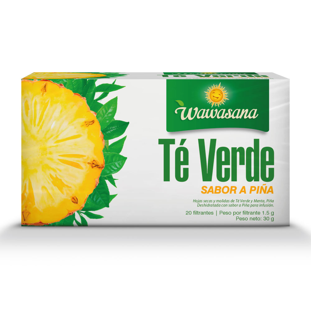 Té Verde Sabor a Piña Wawasana 20un