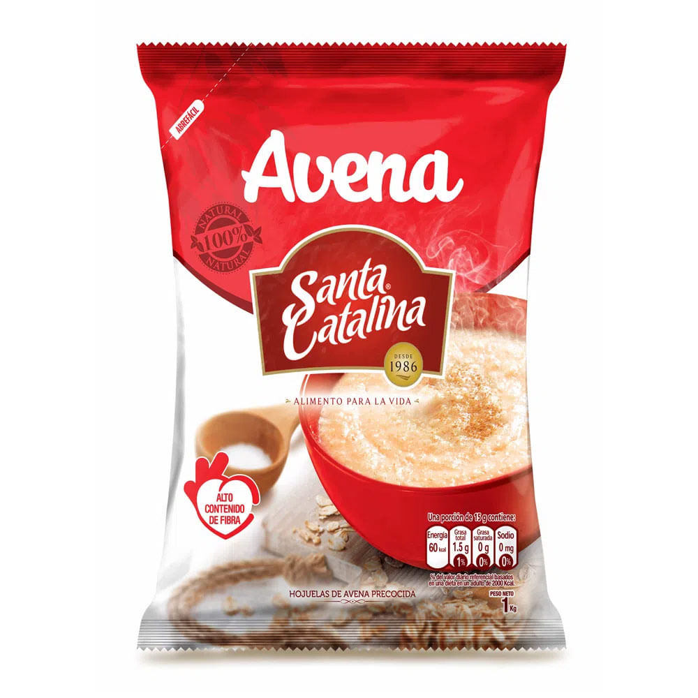 Avena Natural Santa Catalina 900g