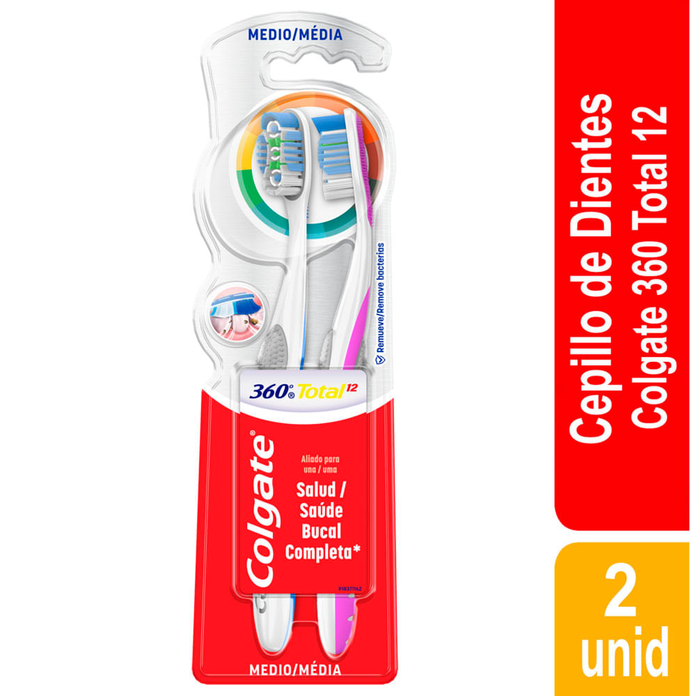 Cepillo de Dientes Colgate 360 Total 12 2un