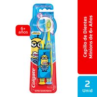 Cepillo de Dientes para Niños Colgate Smiles 6+ Años Minions 2un