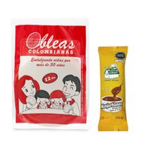 Obleas Colombianas con Manjar Blanco 12un
