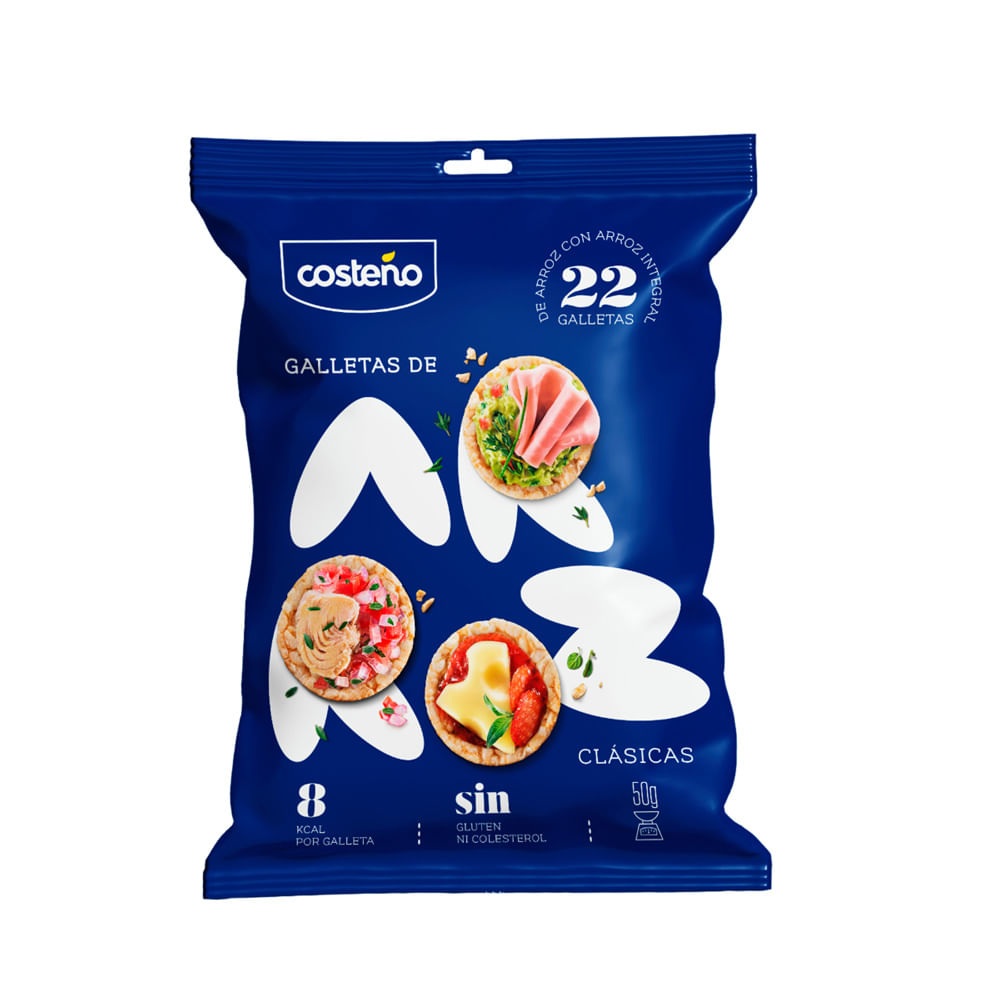 Galletas de Arroz Costeño Clásica 50g