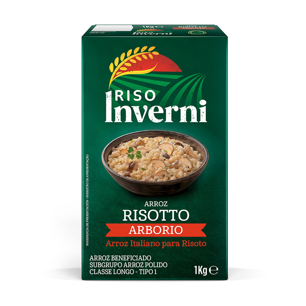 Arroz Risotto Arborio Inverni 1kg